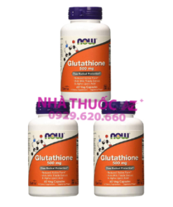 Viên uống Glutathione Now 500mg